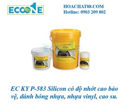 EC KY P-583 Silicon có độ nhớt cao bảo vệ, đánh bóng nhựa, nhựa vinyl, cao su.